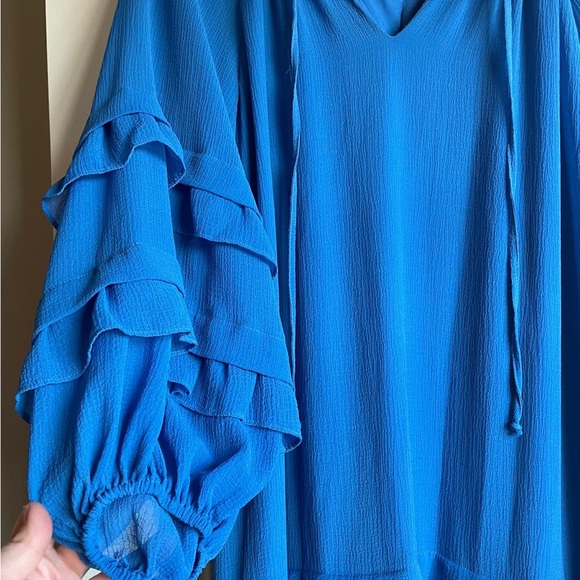 Kobi Halperin Vibrant Blue High-Low Dress - Picture 6 of 6